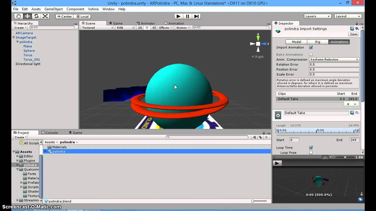 Augmented Reality dengan Vuforia + unity - YouTube