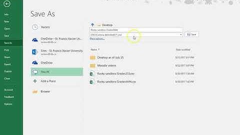 Importing excel marks into Moodle