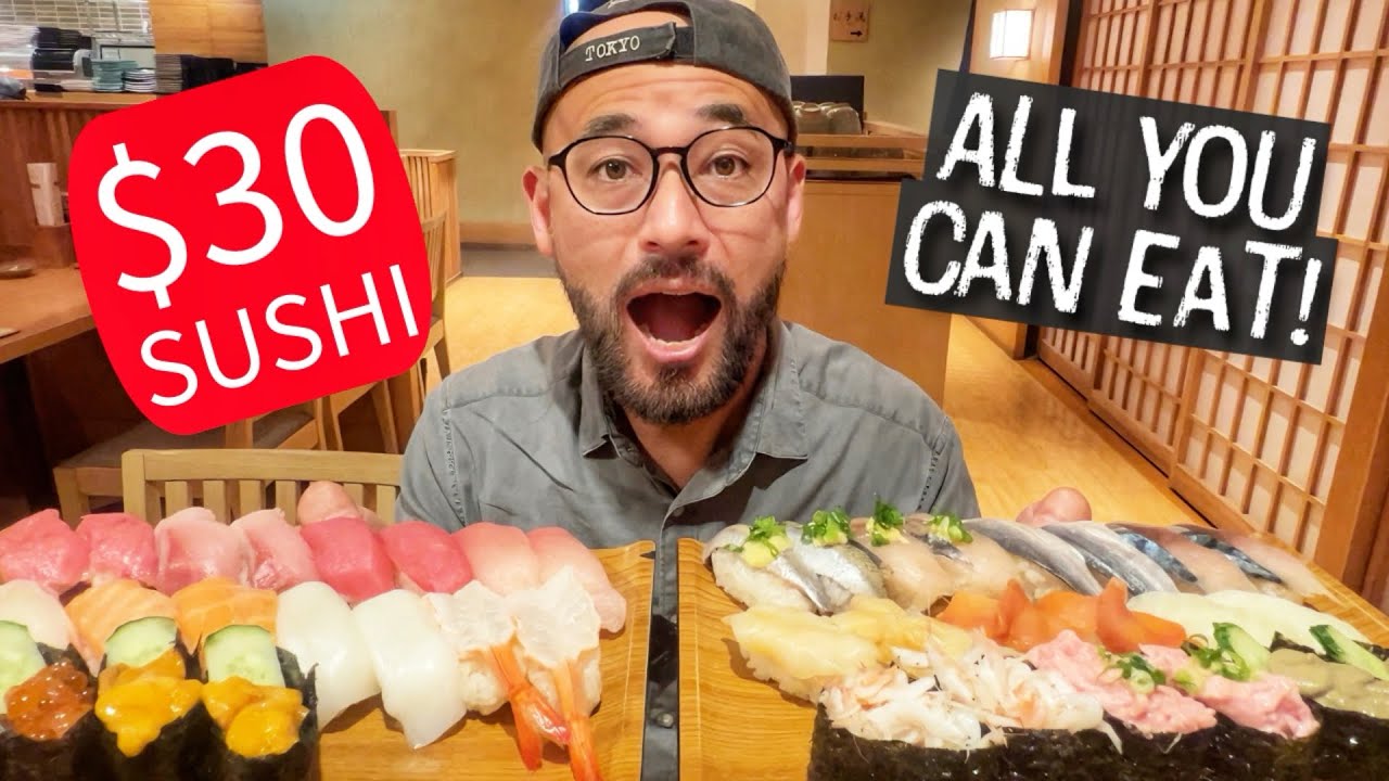 All You Can Eat Sushi in GINZA for $30?! (Unbelievable Quality)