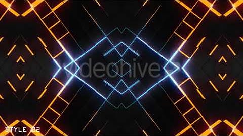 Neon Grid Loop Vol.1 - motion graphics Backgrounds