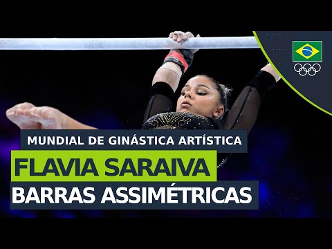 Mundial de ginástica: Rebeca Andrade se garante em quatro finais e Flavia  Saraiva em duas, Esporte