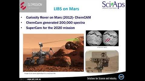 LIBS for Exploration: Technology as used on the Mars Rover - Melissa Narbey, AXT