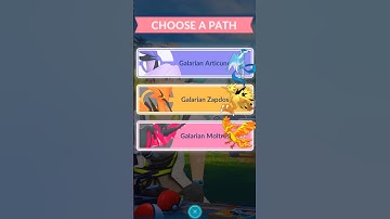 ✨ Shiny Galarian Birds Task Research in Pokemon GO.