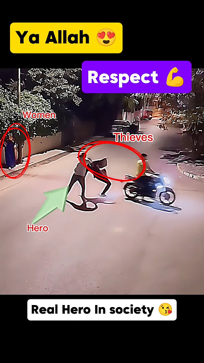 Real Hero 😎 Saves The Women 💕 🌹 Respect Video #allah #shorts #respect