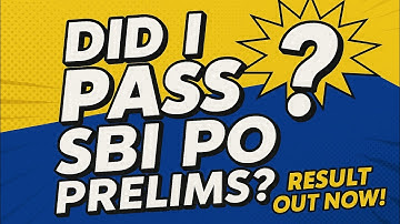 My SBI PO Prelims Exam Result & Scorecard 🤯🤯 l Bankers Field