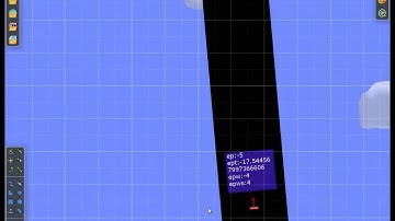 Algodoo - rocket with automatic stability system