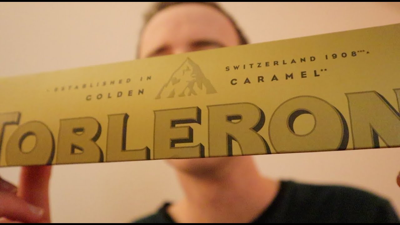 Golden Caramel Toblerone Review Taste Test YouTube