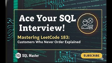 Customers Who Never Order SQL Solution – LeetCode 183 Explained (PostgreSQL Tutorial)
