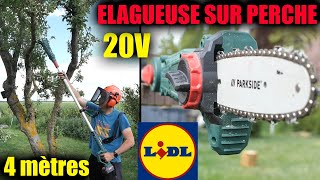 LIDL élagueuse sur perche sans Fil 20v PARKSIDE PAHE 20-LI C3 X20VTEAM typ BLACK+DECKER PC1820L20-QW