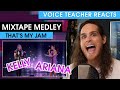 Voice Teacher Reacts to Ariana Grande and Kelly Clarkson - Mixtape Medley on The Tonight Show