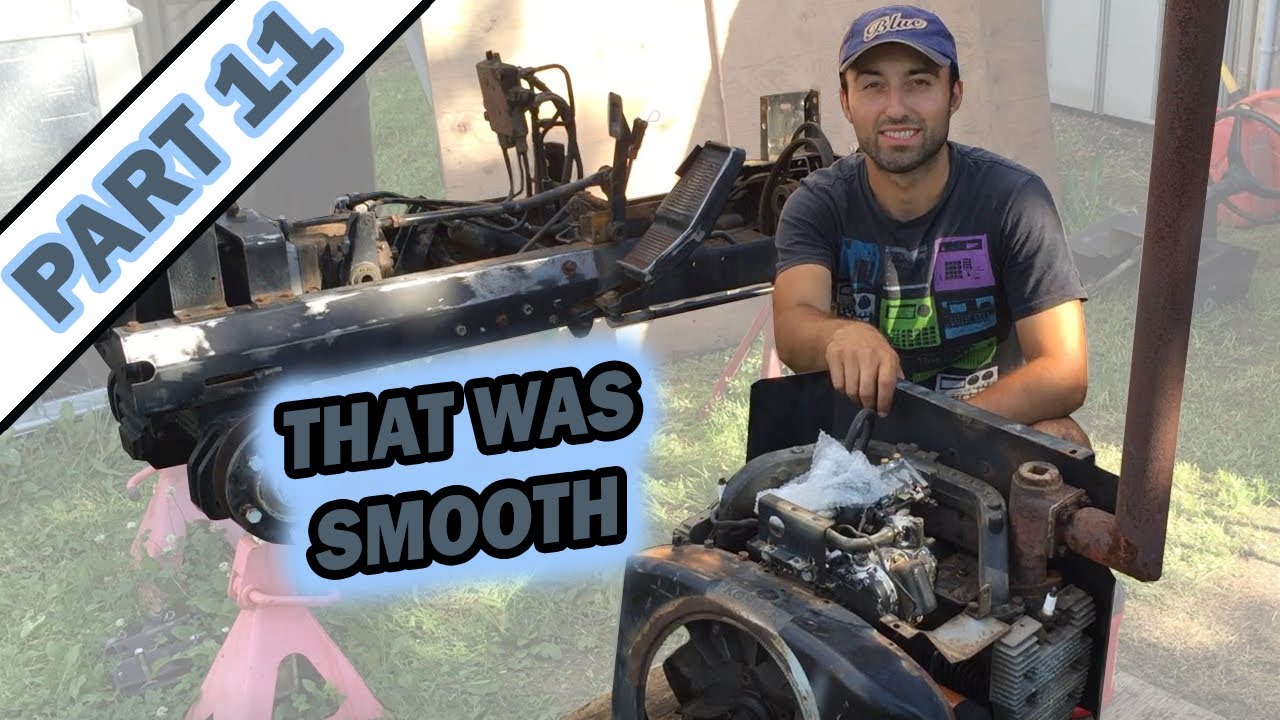 The engine is coming out! Bolens HT20 Part 11