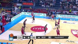 Baseline Jam Brako Lazić In Action... Crvena Zvezda Mts - Cedevita, 10.4.2017