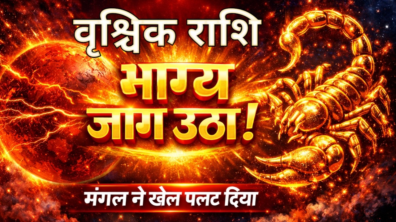 Vrishchik Rashi | 23 Feb 2026 मंगल कुंभ में प्रवेश | वृश्चिक राशि का धन योग जागा! | Scorpio