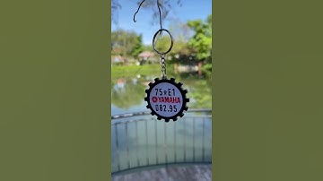 Móc khóa mica in hình biển số xe máy thiết kế in chữ theo yêu cầu