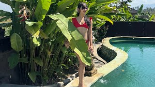 Having Fun In The Water At Medewi Surf Villa Jembrana