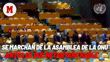 Delegaciones abandonan la Asamblea de la ONU antes de que Netanyahu comience su discurso I MARCA
