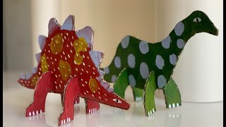 Make your own 3D Dinosaurs!