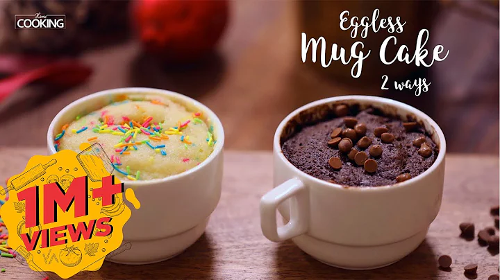 Eggless Mug Cake 2 Ways | 2 Mins Mug Cake | Microwave Mug Cake | Cake Recipes | Dessert Recipe