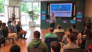 Q9. I.C.E. and Immigration Policy — Gov. Hickenlooper at Dartmouth College: July 17, 2019