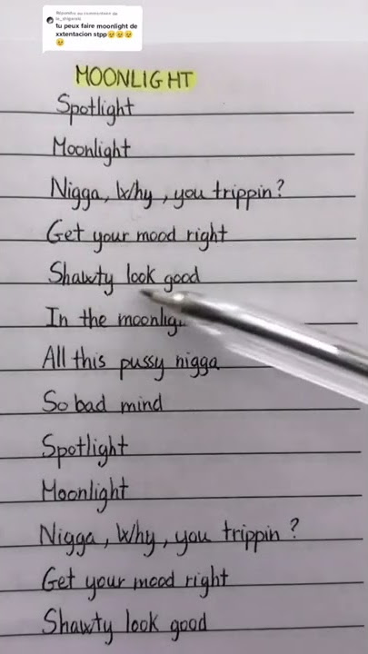 XXXTentacion - Moonlight (Lyrics Music 2021)
