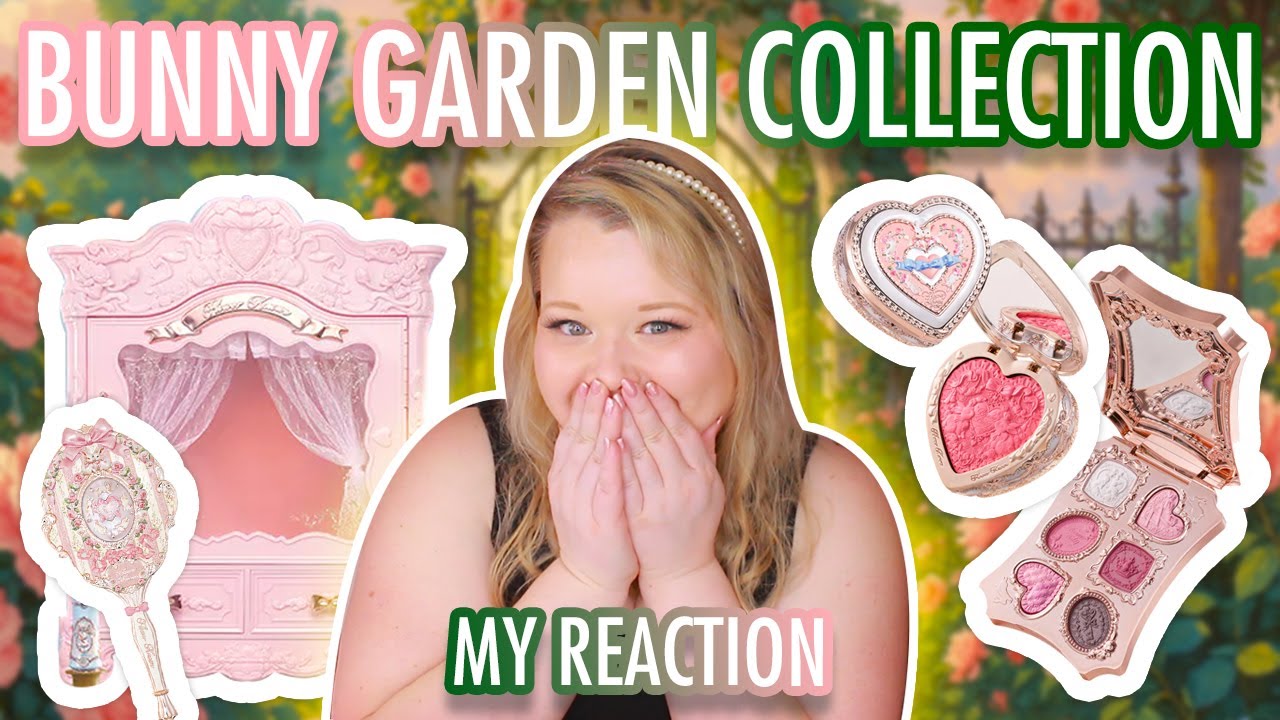 REACTING TO FLOWER KNOWS BUNNY GARDEN COLLECTION 