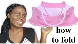 HOW TO FOLD A BABY NEST//QUICK AND EASY