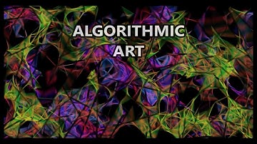 Algorithmic Art Being Made - Mr Ed Draws