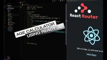 Age Calculator using ReactJs 🚀🚀🚀 | react-router-dom | react-datepicker | Part 1