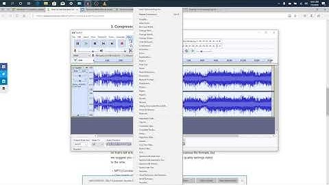 Audacity | Compressor | Equalizer | Normalize | Chains