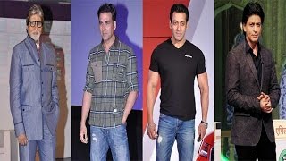 Money Chart Srk, Amitabh, Salman & Akshay Are Highest-Paid Actors