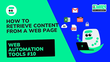 How to retrieve content from a web page? Web automation Tools #10 ｜ EMILY.RPA Academy #AI #SOFTWARE