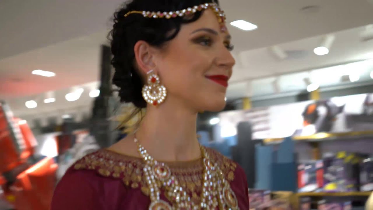 Dagmara walks for fashion production A Toy Story at the famous FAO Schwartz Toy Store in New York