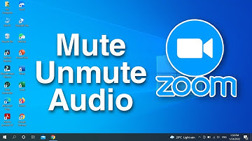 How to Mute/Unmute Audio in Zoom Meeting in Laptop