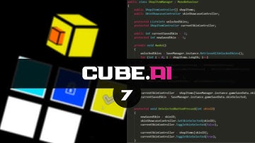 Cube.AI Unity Indie Devlog - CUSTOMISATION & SCENE TRANSITION