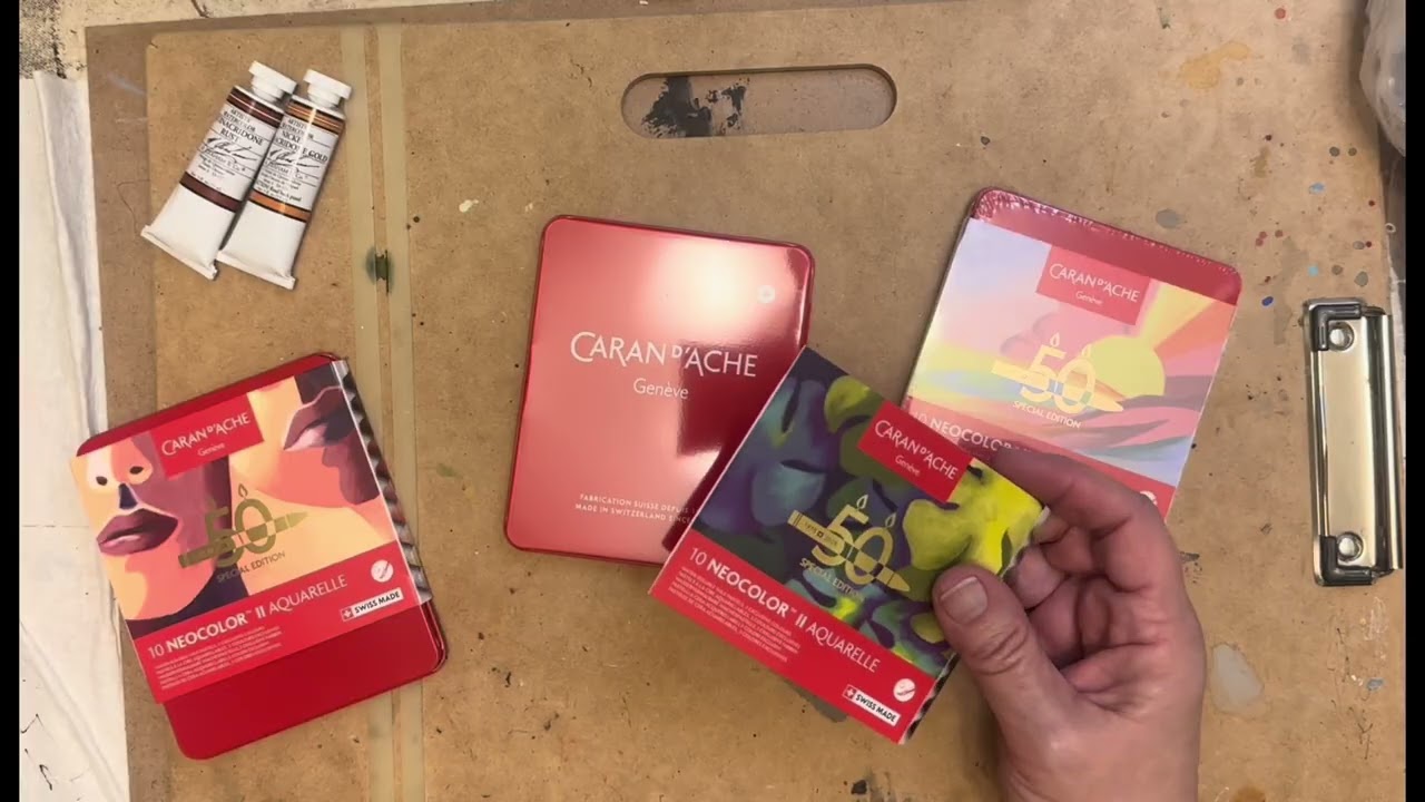 Blick and Jackson’s Art Haul Unboxing and Swatching 