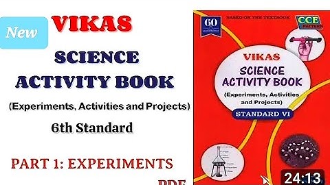 6th Science Practical Book इ ६ वी विज्ञान प्रयोग वही संपूर्ण उत्तरांसहित Vikas Navneet experiments
