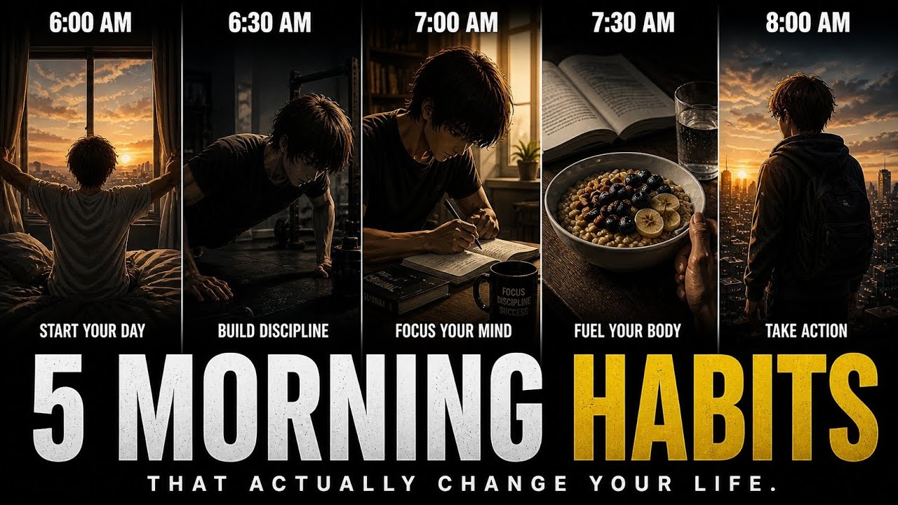 5 Morning Habits That Will Actually Change Your Life - YouTube