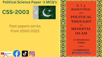 Political Science Paper 1 MCQ