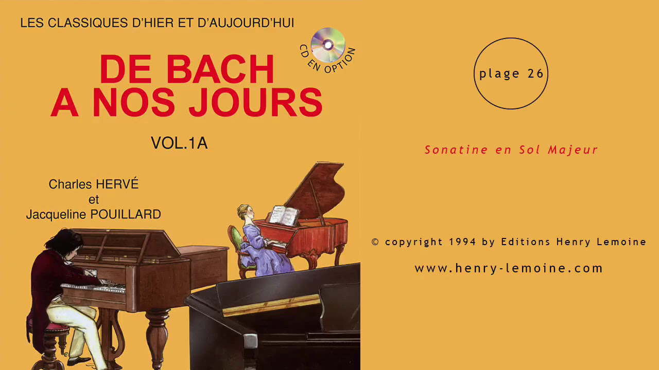 De BACH à nos jours Volume 3 - Partitions & Song books