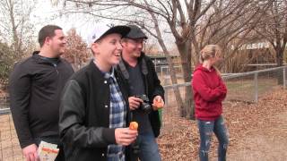 Actor Jason London visits the GW Rescue Park
