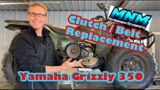 Yamaha Grizzly 350 Clutch / Belt Install    *don't screw this up*