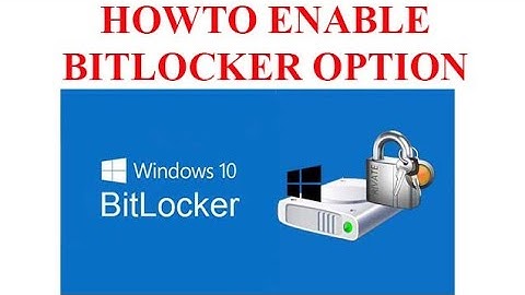 How to enable Turn on Bitlocker in Windows 10 | TAMIL