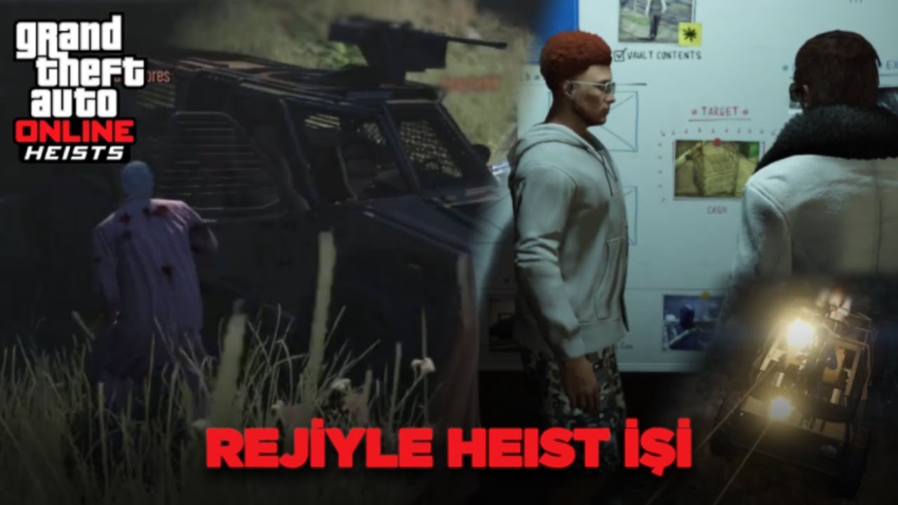 REJİ EKİBİYLE GTA HEIST DENEMESİ | GTA V