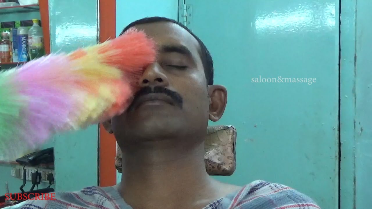 Relaxing Face Massage [  Tickling, Tracing, Scratch, Brushing,  ] ASMR Relaxing,