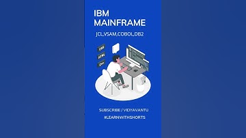 IBM MAINFRAME | JCL VSAM COBOL DB2 #youtubeshorts  #mainframetutorial #jcl #viral
