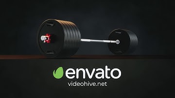 After Effects project / Gym - Fitness Logo Reveal