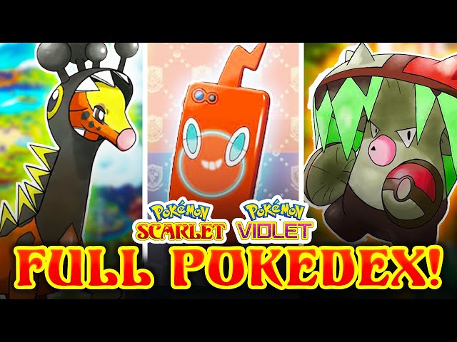 FULL 200+ POKEDEX & Every Pokemon Scarlet & Violet LEAK EXPLAINED!? 