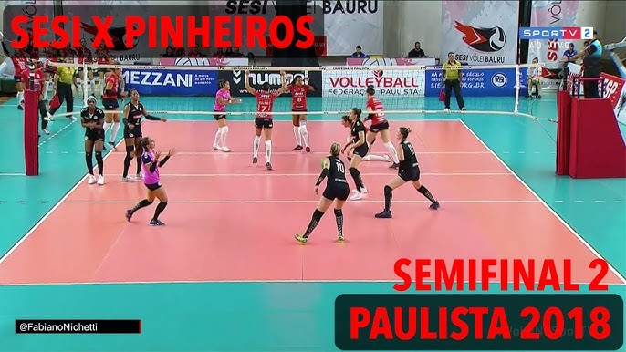 Ao Vivo - SESI/Vôlei Bauru x Pinheiros - Final - Jogo 2 - Paulista