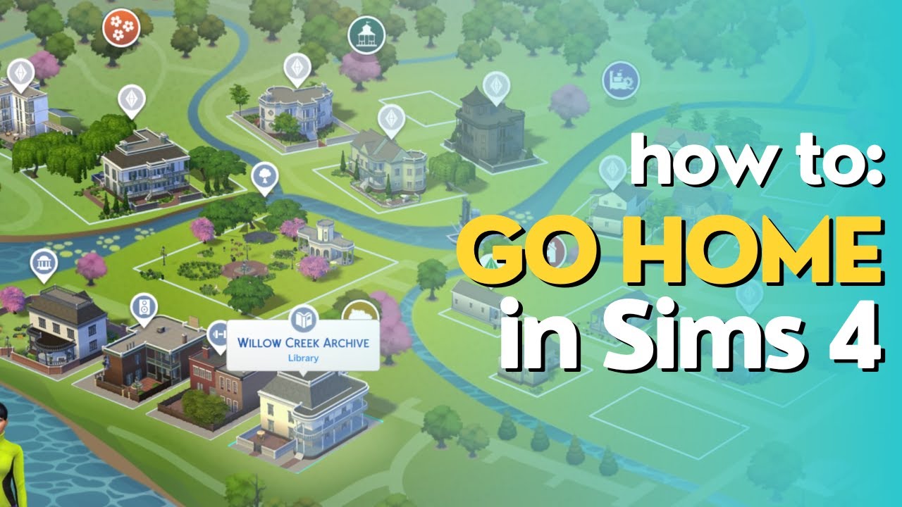 How To Go Home In Sims 4?