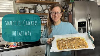 Homemade Sourdough Crackers With Just Three Ingredients!!! by Julia Kendrick 50 views 1 year ago 11 minutes, 2 seconds